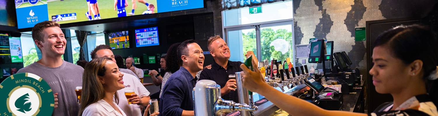 People laughing & cheering | Bars at Mindil Beach Casino Resort