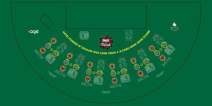 Chase The Flush Table Layout | Learn How To Play Chase The Flush
