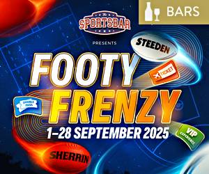 Footy Frenzy 2025 | Promotions & Events | Mindil Beach Casino Resort