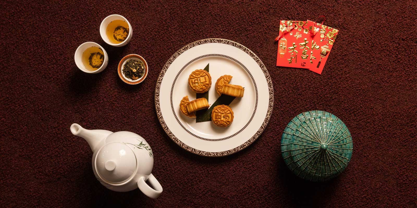 Plated dinner at Dragon Court Restaurant