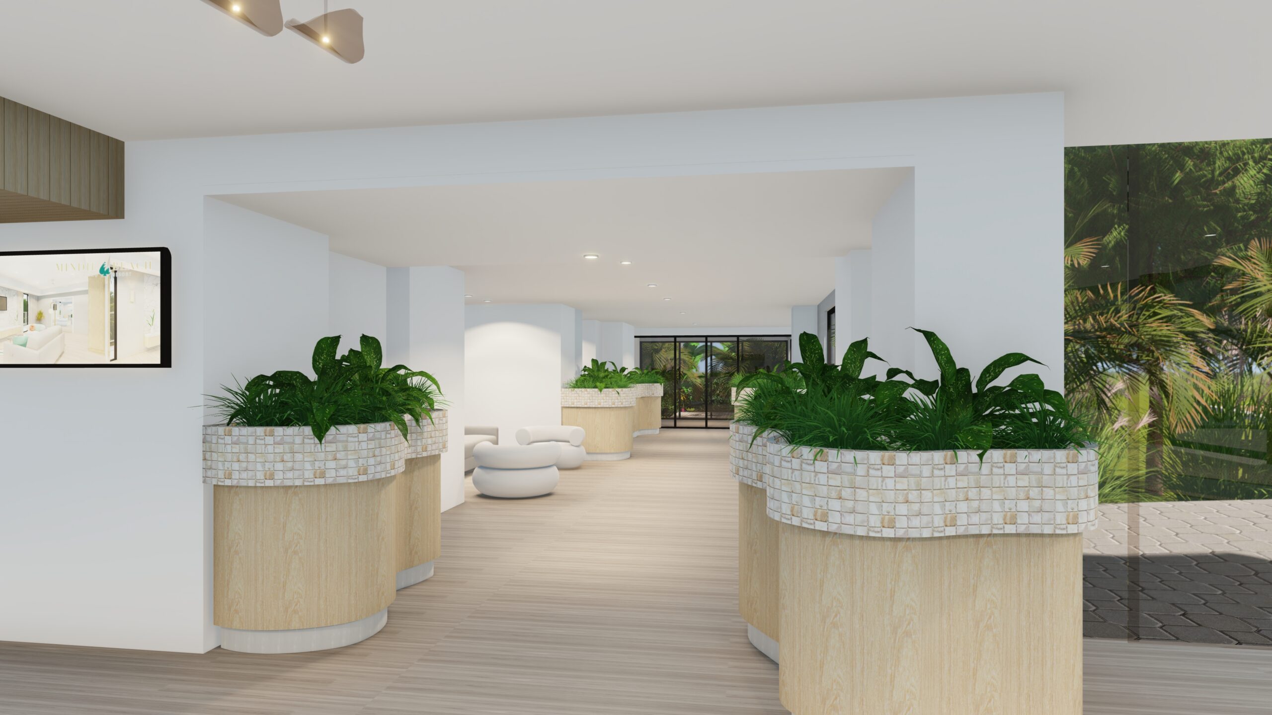 Vision of the new Hotel reception