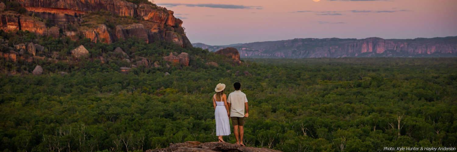 Couple overlooking Kakadu National Park | Tourism NT | Mindil Beach Casino Resort